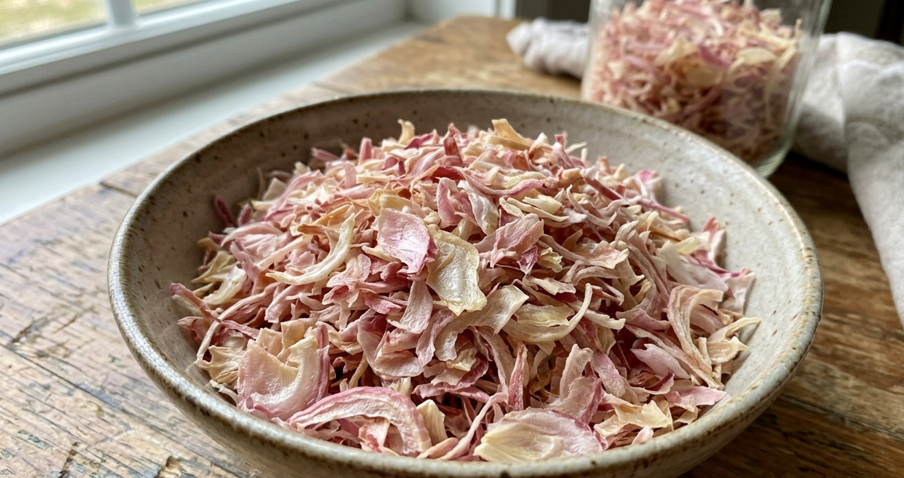 AVG Traders dehydrated onion flakes — kibbled, chopped and minced cuts